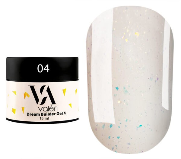 Builder Gel Valeri „Dream“ 04, 15 ml