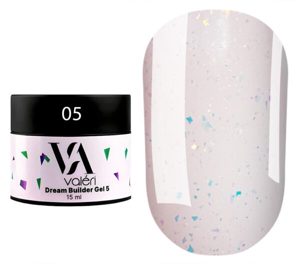 Builder Gel Valeri „Dream“ 05, 15 ml