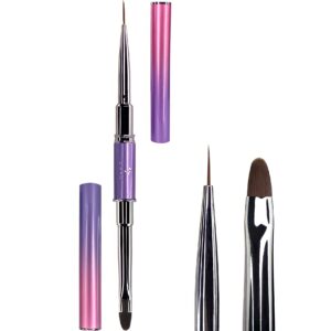 Oboustranný štětec DNKa' Liner + Gel Brush 0006