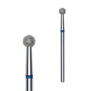 Diamantová fréza koule s modrým značením Staleks Pro EXPERT 4 mm