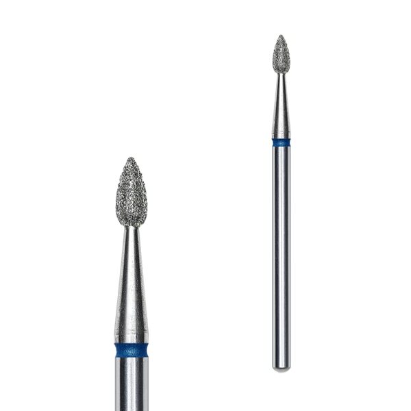 Diamantová fréza kapka STALEKS PRO EXPERT 2,3 × 5 mm modrá