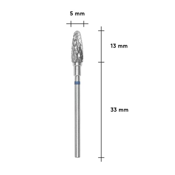 Karbidová fréza kukuřice STALEKS PRO EXPERT 5 × 13 mm modrá - Image 2