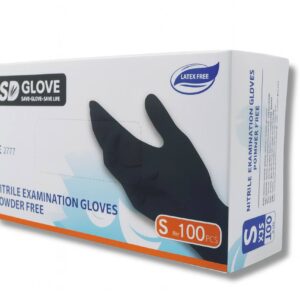 Profesionální nitrilové rukavice SD Glove v černé barvě