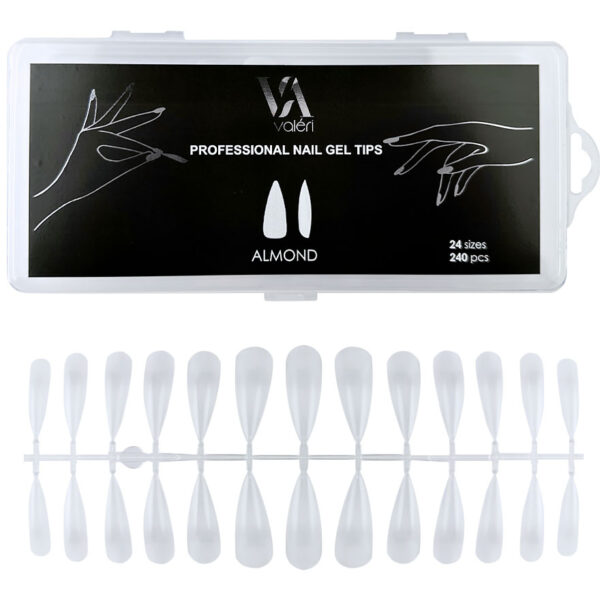 Valeri Professional Nail Gel Tips "Almond"
