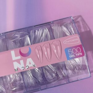 Gelové tipy Lunamoon Stiletto Medium
