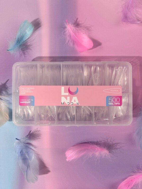 Gelové tipy Lunamoon Stiletto XL - Image 3