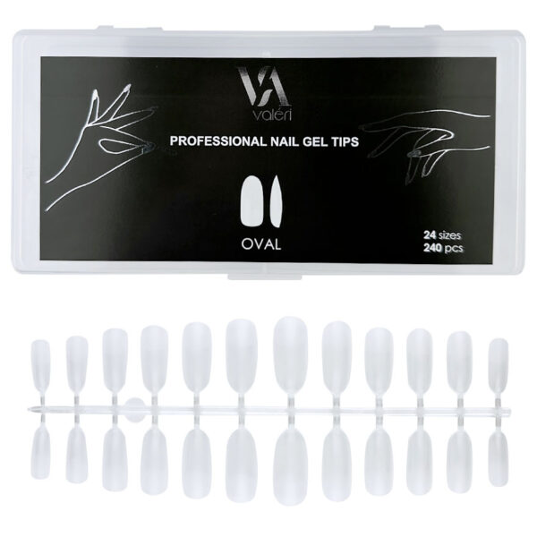 Valeri Professional Nail Gel Tips "Oval"