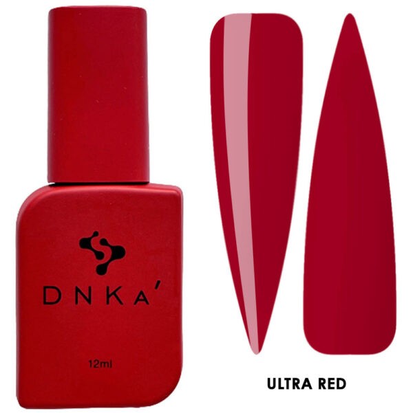 Gel lak na nehty DNKa‘ ultra red, 12 ml