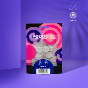 Jednorázové houbičky na pedikúru PODODISC STALEKS PRO M (25 ks)