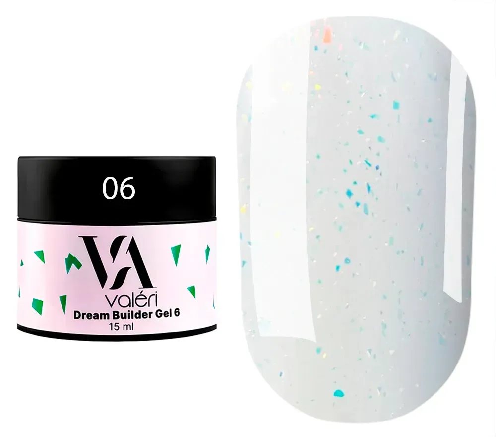 Builder Gel Valeri „Dream“ 06, 15 ml (z TPO) obrázek 1 Builder Gel Valeri „Dream“ 06, 15 ml (z TPO)