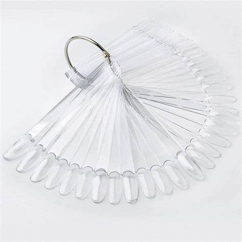 Active Vzorník vějíř - transparentní (mandlový tvar) obrázek 1 Active Vzorník vějíř - transparentní (mandlový tvar)