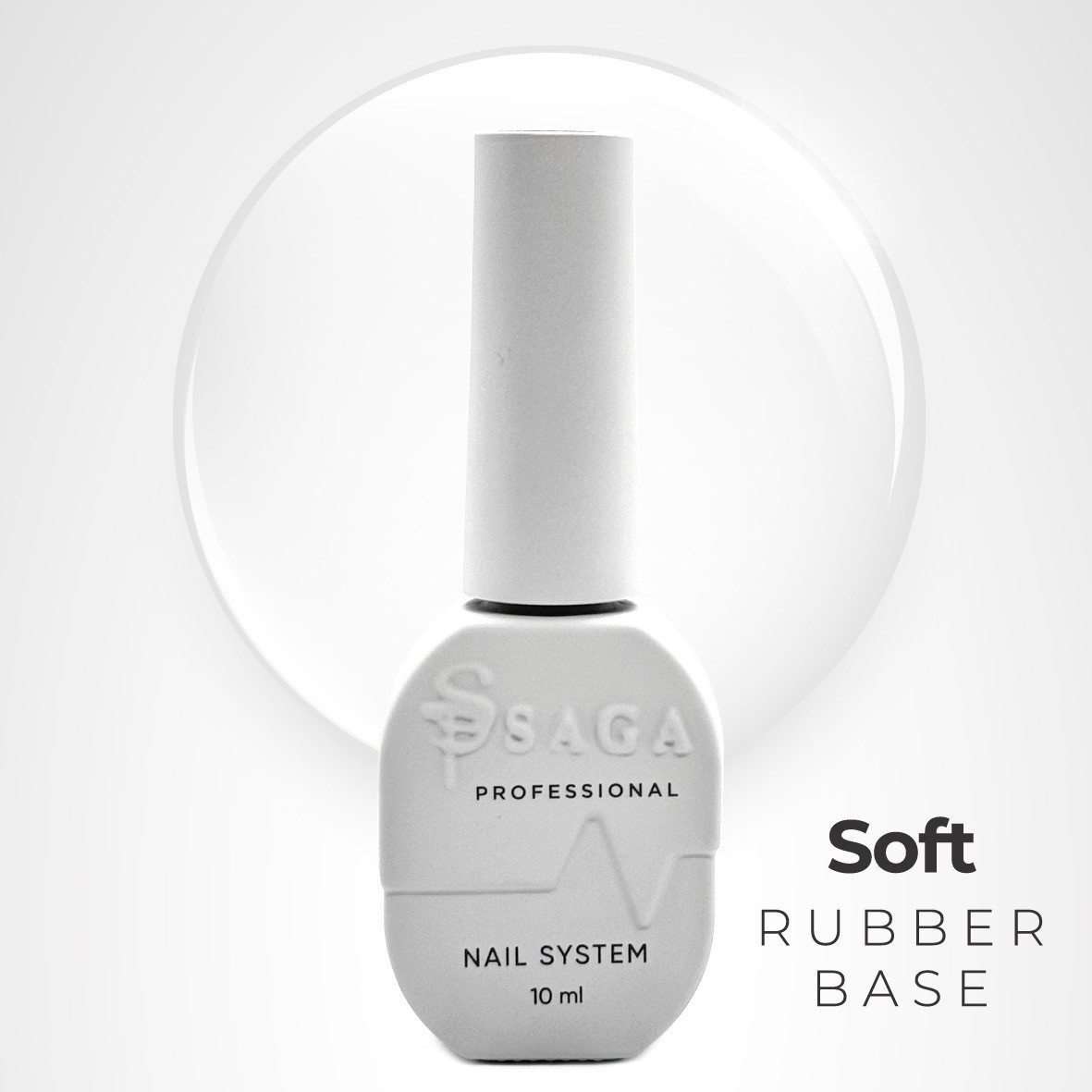 SAGA professional Rubber Base SOFT, 10 ml obrázek 1 SAGA professional Rubber Base SOFT, 10 ml