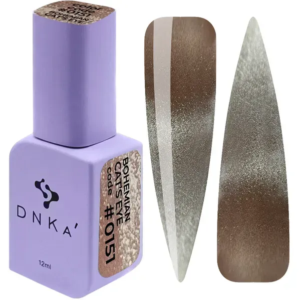 Gel lak na nehty DNKa‘ Bohemian Cat’s Eye 0151, 12ml obrázek 1 Gel lak na nehty DNKa‘ Bohemian Cat’s Eye 0151, 12ml