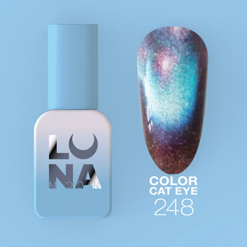 Gel lak na nehty Lunamoon Color Cat Eye 248, 8 ml obrázek 1 Gel lak na nehty Lunamoon Color Cat Eye 248, 8 ml