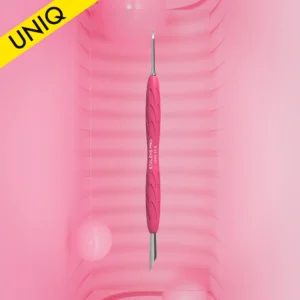 Tlačítko na manikúru Gummy se silikonovou rukojetí STALEKS PRO UNIQ 11 TYP 2 (zkosené a smyčkové)